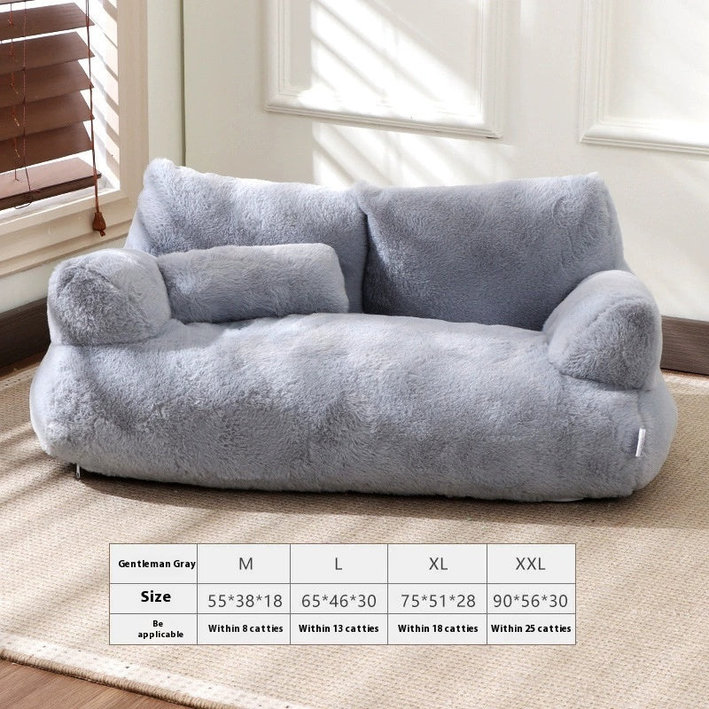 Flannel Warm Sofa Pet Kennel