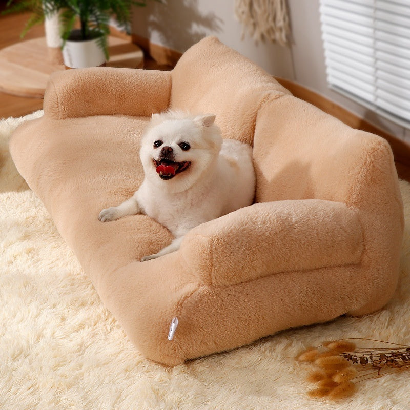 Flannel Warm Sofa Pet Kennel